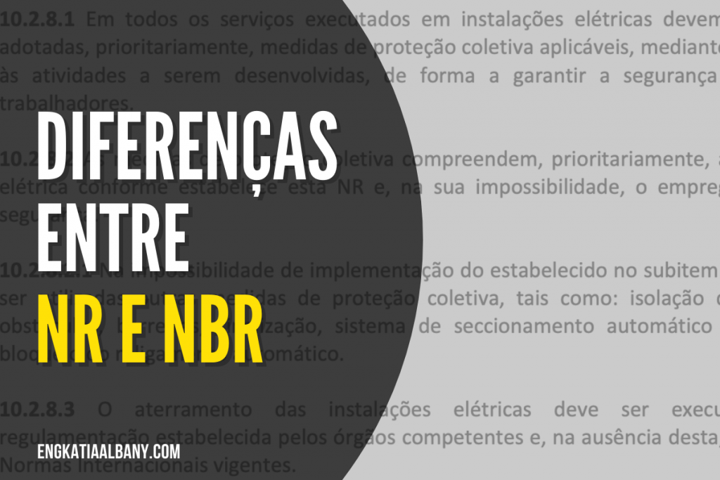 DIFERENÇAS ENTRE NR E NBR